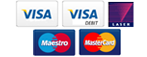 Payment by credit/debit cards